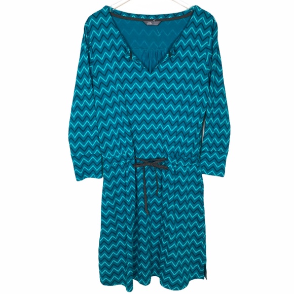 The North Face Starrett Dress Chevron Green Size L - Picture 1 of 15